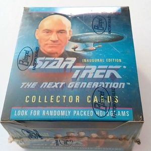 Star Trek The Next Generation Inaugural Edition Collector Cards Box Sealed.